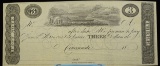 1810-15 $3 James Monroe Post Bank Note Cincinnati OH GEM CU