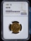 1907 $5 Gold Liberty NGC AU-58