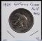 1925 California Comm Half Dollar AU