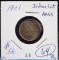 1901 Indian Cent AU/CH