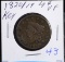 1820/19 Large Cent VF