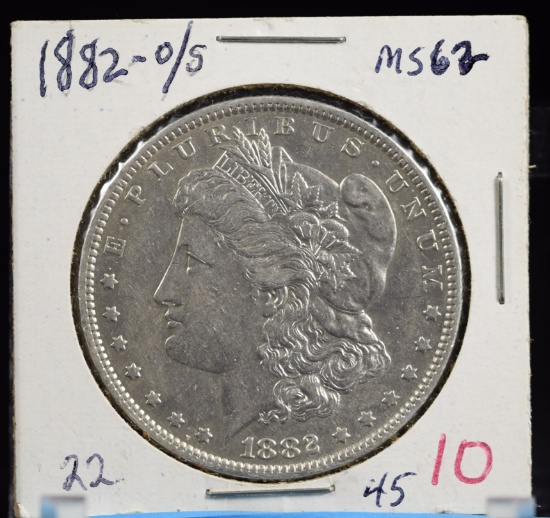 1882 O/S Morgan Dollar BU