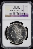 1880-S Morgan Dollar NGC UNC details