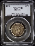 1883 Hawaii Quarter PCGS VF-20