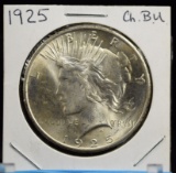 1925 & 1925 Peace Dollars CH BU