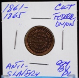 1861-65 CWT Federal Union Anti-Slavery GEM BU PL