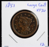 1851 Large Cent Very Fine