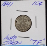 1841 Seated Liberty Love Token Old English Style TF