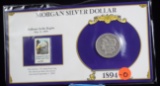 1894-O Morgan Dollar with Pullman Stamp Collection