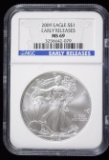 2009 Silver American Eagle NGC ER MS-69