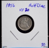 1856 Half Dime VF Plus