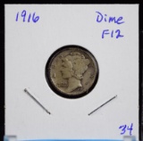 1916 Mercury Dime F