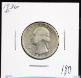 1936-D Washington Quarter