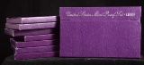 US Mint Proof Sets Purple Boxes Assorted Dates  boxes