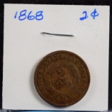 1868 Two Cent Piece