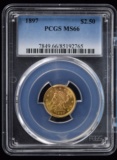 1897 $2.5 Gold Liberty PCGS MS-66 Super High Grade