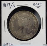 1817/3 Bust Half Dollar Overdate VF RARE