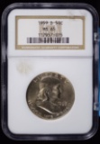 1959-D Franklin Half Dollar NGC MS-65