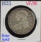 1833 Capped Bust Half VF/XF