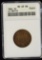 1864 Two Cent Piece ANACS MS-63 RB Lg Motto