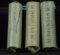 3 Rolls of Buffalo Nickels Good to Fine Mixed Dates