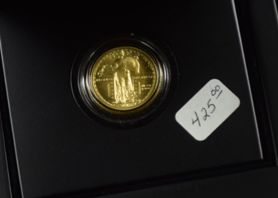 2016 Gold Standing Liberty Coin UNC NIB