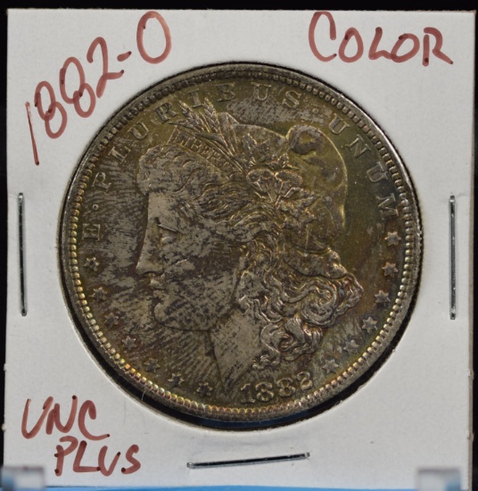 1882-O Morgan Dollar UNC PLUS Super Colors