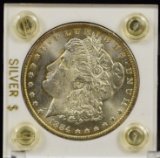 1884-O Morgan Dollar GEM BU Plastic Holder