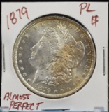 1879 Morgan Dollar PL Tone Almost Perfect