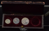 1901 Maundy Money Toned Set & Black Case 4 Cent Missing