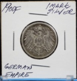 1900F Silver 1Mark German Empire Tone