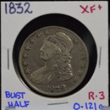 1832 Bust Half Dollar XF Plus O-121a R-3