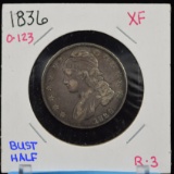 1836 Bust Half Dollar XF O-123 R-3