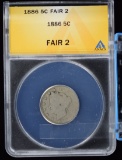 1889 Liberty Head Nickel ANACS Fair 2 Semi Key