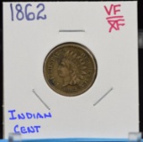 1862 Indian Cent VF/XF