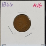 1866 Indian Cent AVG