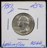 1951-D Washington Quarter MS GEM BU