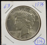 1935 Peace Dollar UNC