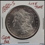 1880-S Morgan Dollar GEM BU Lite Tone