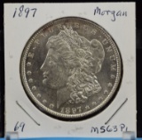 1897 Morgan Dollar PL MS CH BU