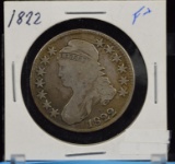 1822 Bust Half Dollar Fine Plus