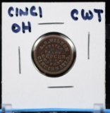 Civil War Token Cincinnati Ohio