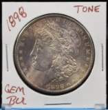 1898 Morgan Dollar GEM BU Dark Tone