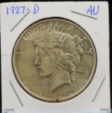 1927-D Peace Dollar AU