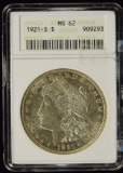 1921-S Morgan Dollar ANACS MS-62