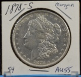 1878-S Morgan Dollar AU Plus