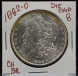 1882-O Morgan Dollar CH BU Die Chip 8