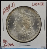 1884-O Morgan Dollar CH GEM Luster