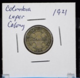 1921 Columbian Leper Colony Rare