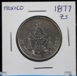 1877 Zâ€™s 50 Centavos Silver